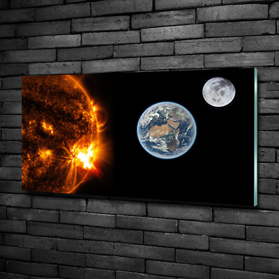 Wandbild aus Plexiglas  Druck auf Acryl 100x50 Weltall & Science-Fiction Sonnens