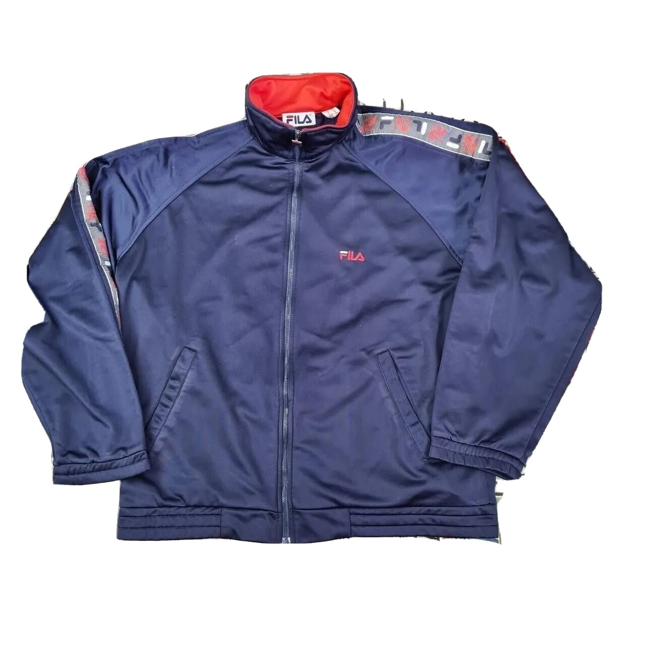 Fila Giacca da pista vintage oversize media grande