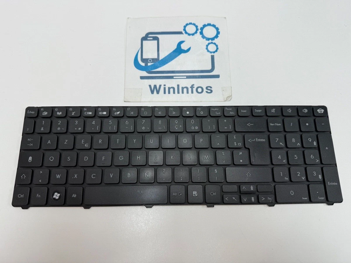PORTATIL MOVIL - Teclado Compatible con Packard Bell EASYNOTE TE69KB TE69KB-1145 MS 2384 MP-09G36E0-442W