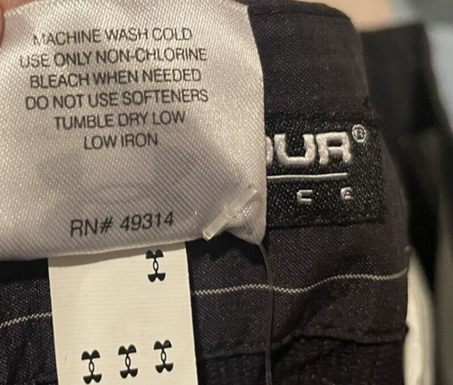 Under Armour Mens Heat Gear Golf Shorts Black Plaid 9” Inseam Sz 40 Athletic NWT - Picture 13 of 13