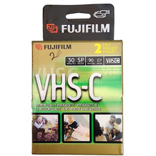 Fuji VHS-C 30-Min TC-30 - 2-Pack - Compact Videocassette - New