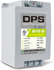 Convertitore monofase a trifase 20HP, elencato UL, 200-240V per motore 15HP