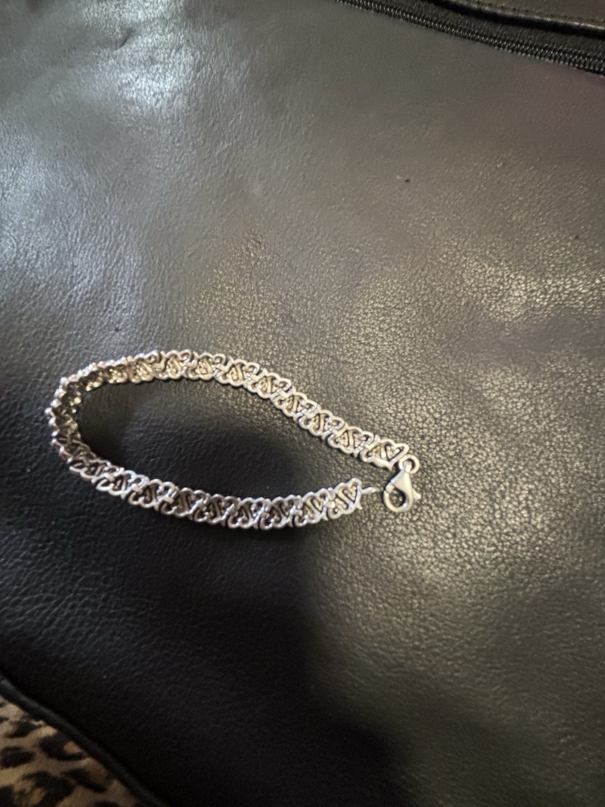 Sterling Silver Bracelet Ruby Emerald and Sapphir… - image 6