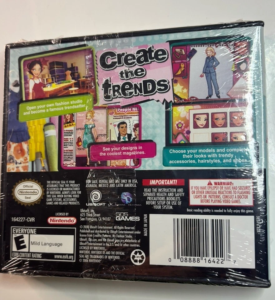My Fashion Studio (Nintendo DS) New In Box Sealed & My Sims Kingdom (Used) Kit - Image 3 of 4