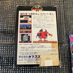 Red Arremer II Famicom Japan Game Box Manual Tested