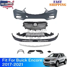 Front Bumper Cover Grille Assembly Kit For Buick Encore 2017 2018 2019 2020 2021