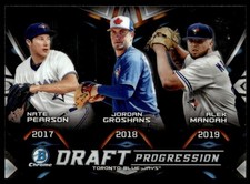 2019 Bowman Draft Chrome Progression Nate Pearson/Jordan Groshans/Alek Manoah