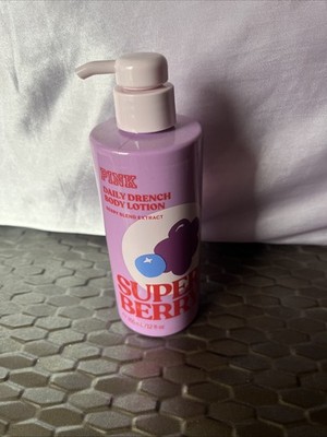VICTORIA'S SECRET PINK SUPER BERRY DAILY DRENCH LOTION BODY MOISTURIZER 12 FL.OZ