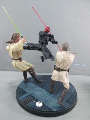 Star Wars DUEL OF THE FATES DIORAMA Episode I Sideshow Collectibles Statue 2008