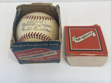 1949-1951 Spalding Ford C. Frick Official National League Baseball Vintage w Box