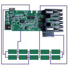 M18 Lithium Battery PCB Boards Charging Protection Circuit Board Milwaukee