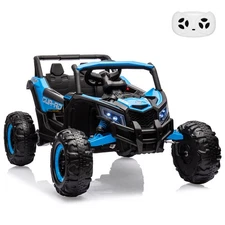 24V Power Wheels Electric Ride on UTV Car Toys Gift for Kids w/ Remote Control