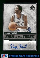 2014-15 SP Authentic #SOT-SF Sleepy Floyd Sign of the Times