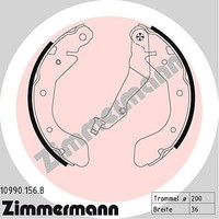 Zimmermann Bremsbackensatz Hinterachse U.A. FüR Chevrolet, Daewoo