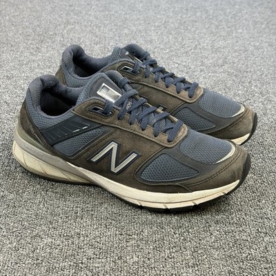 New Balance 990v5 Mens Running Shoes Sneakers Navy Silver  display picture 1