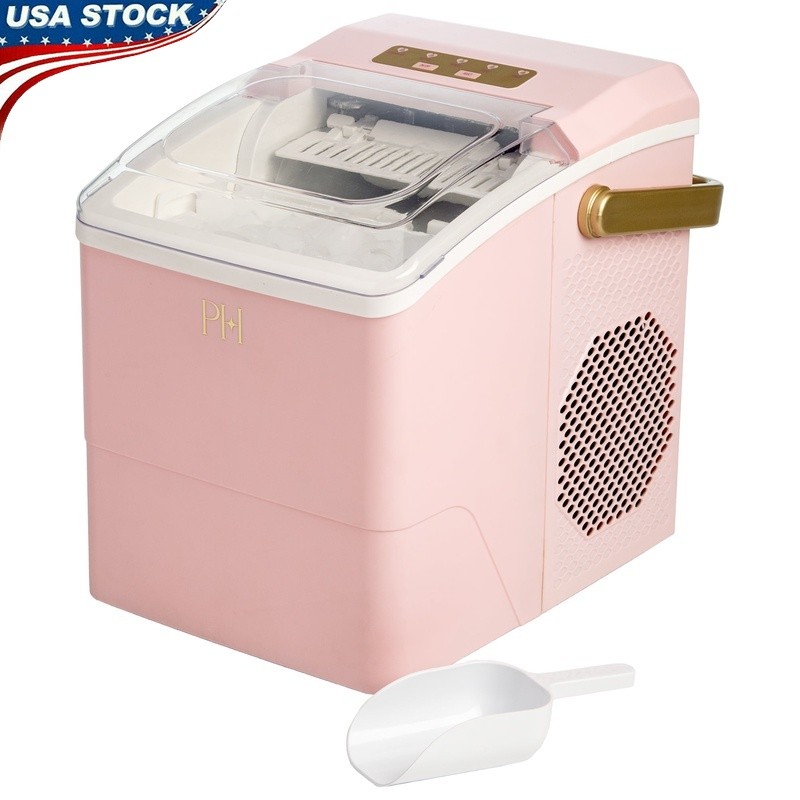Portable Countertop Ice Maker 26lbs Daily Output with Self-Cleaning Function-image