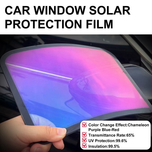 Chameleon Purple Blue to Red Car Windshield Solar Film 65%VLT Car Window Tinting - Picture 5 of 13