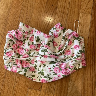 CLP Tube Top Floral Festival Wear Size Medium 