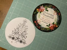 Embroidery Peel and Stitch wash-away sheets - 25 Enchanted Christmas designs