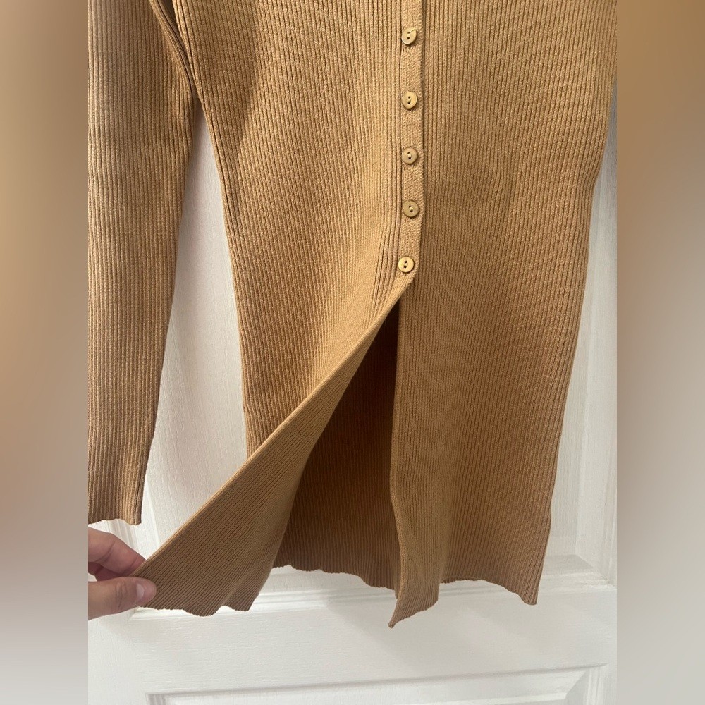 Anthropologie Maeve Ribbed Slim Cardigan(Size S) - image 9