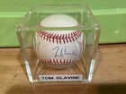 Tom Glavine Signed William White MLB Baseball. JSA COA - HOF Atlanta Braves