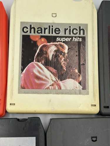 Vintage Charlie Rich 8 Track Lot Greatest Hits Super Hits Country Music 1970s Ta - Picture 4 of 21