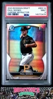 2023 Bowman Draft #BDC-14 Paul Skenes Pirates 1st Bowman Chrome Refractor PSA 9