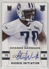 2013 Panini Momentum Rookie Initiation Signatures /299 Chance Warmack Auto 15w6