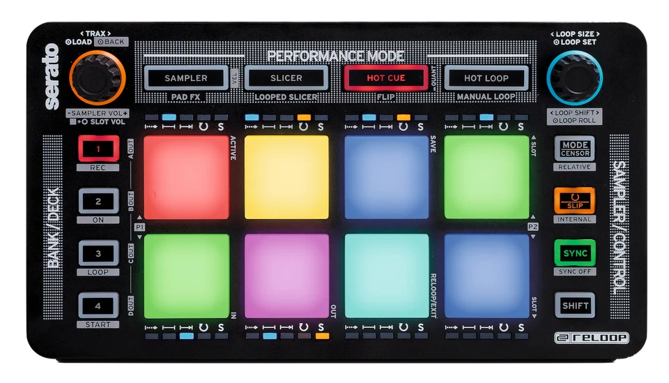 Reloop Neon Performance Pad Controller For Serato DJ, 8-modes, LEDS 232520 NEW - Image 2 of 4