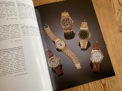 Auction Magazine SOTHEBY'S 1998  Lot nº 106 PATEK PHILIPPE Nautilus Ref. 3700/11