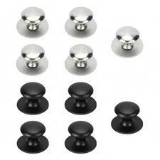 10 Pack Self Adhesive Cabinet Handles, No Drill Drawer Pulls, Stick On
