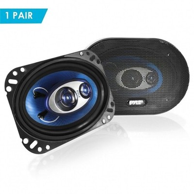 Pyle 4x6in. 240W 3-Way Speakers (Pair) New PL463BL