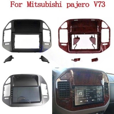 1p For Mitsubishi Pajero V73 V60 V68 04~11 9''Car Radio Stereo Fascia Frame Trim