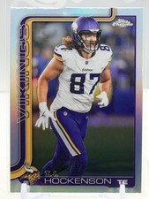 T.J. Hockenson 2025 Topps Chrome Refractor #200