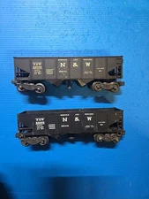 Lionel hopper cars Norfolk and Western 3456 Operating hopper cars