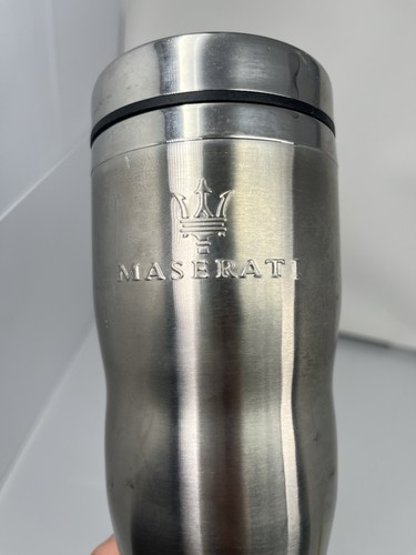 Maserati Logo Stainless Steel Travel Mug Insulated Thermos Tumbler Coffee Cup