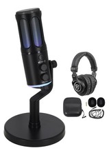 Technical Pro UM5 USB Microphone Condenser Recording Studio Mic Headphones
