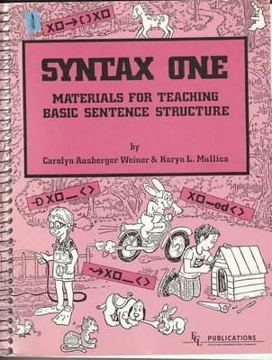 Syntax one: Materials for teaching basic sentence structure