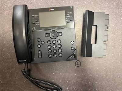 Polycom VVX 450 IP Phones   Lot of 6   Factory Reset   Fully Tested   Very Good