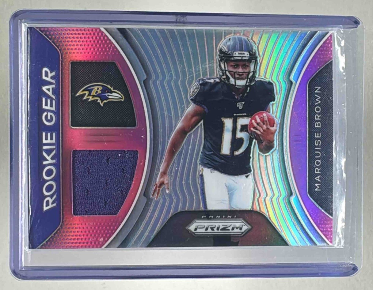 Marquise Brown Panini Prizm Rookie Gear #RGMB Pink