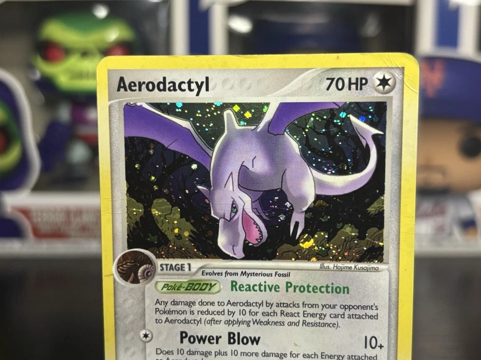 Pokemon TCG EX Legend Maker - Aerodactyl #1/92 - Rare Holo Card *Creased* - Image 2 of 4