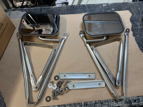 92-96 Ford Truck Bronco Sideview Tow Mirrors & Brackets 1992-1996 SS OEM