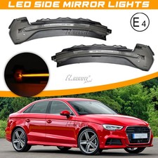 2x Spiegelblinker Aussenspiegel Blinkerleuchte Für Audi A3 8V 2012-2019 Schwarz