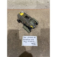 Vintage Mattel Starcom Shadow Raider Collectable Action Figure Tank Toy - Grey