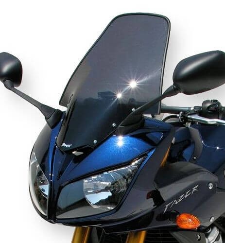 Bulle haute Ermax noire claire : réduisez la fatigue en Yamaha FZ1 Fazer