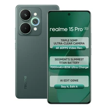 realme 15 Pro 5G Factory Unlocked Dual SIM 256GB Storage-GREEN-NO USA TARIFFS