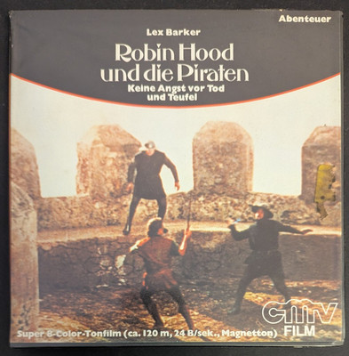 Robin Hood und die Piraten - Super 8 Spielfilm CMV 2x ca. 120m Lex Barker