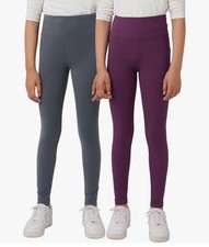 Tuff Athletics Youth Girl's 2-Pack Fleece Lined Leggings