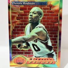 Topps 1993-94 Finest Dennis Rodman San Antonio Spurs NBA #113 Card