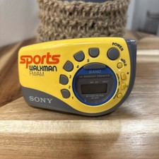 Sony Sports Walkman FM/AM Radio SRF-M78 W/Arm Band - Tested Working Vintage